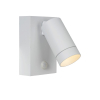 Lucide Wandlamp buiten op sensor GU10 | Taylor | IP54 | Bewegingssensor | Wit LLU20422 - 1