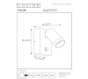 Lucide Wandlamp buiten op sensor GU10 | Taylor | IP54 | Bewegingssensor | Wit LLU20422 - 5