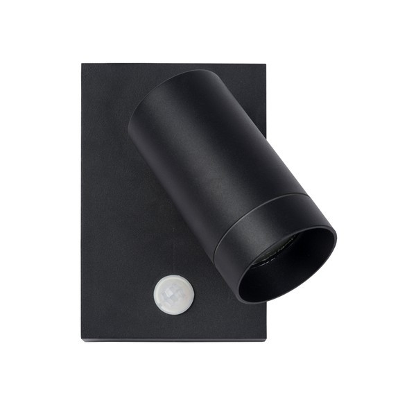 Lucide Wandlamp buiten op sensor GU10 | Taylor | IP54 | Bewegingssensor | Zwart LLU20423 - 2