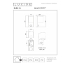 Lucide Wandlamp buiten op sensor GU10 | Zaro | Bewegingssensor | IP65 | Zwart LLU20586 - 4