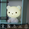 Lucide oplaadbare nachtlamp | Dodo bear | 4000K | Wit | 3-staps dimbaar | 3W LLU20100 - 2