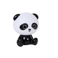Lucide oplaadbare nachtlamp | Dodo panda | 4000K | Zwart/Wit | 3-staps dimbaar | 3W LLU20102