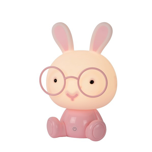 Lucide oplaadbare nachtlamp | Dodo rabbit | 4000K | Roze | 3-staps dimbaar | 3W LLU20103 - 3