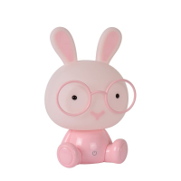 Lucide oplaadbare nachtlamp | Dodo rabbit | 4000K | Roze | 3-staps dimbaar | 3W LLU20103