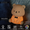Lucide oplaadbare nachtlamp | Pincha bear | RGB + 2100K | Bruin | 3-staps dimbaar | 0.5W LLU20325 - 2