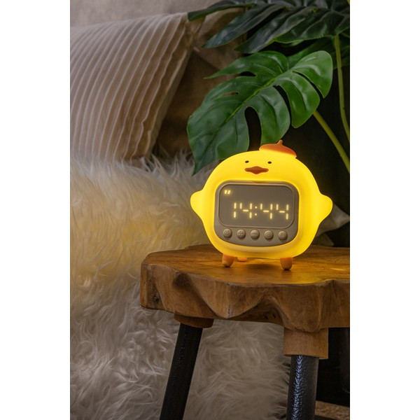 Lucide oplaadbare nachtlamp | Pincha duck | 2100K | Geel | 3-staps dimbaar | 0.5W LLU20327 - 4