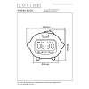 Lucide oplaadbare nachtlamp | Pincha duck | 2100K | Geel | 3-staps dimbaar | 0.5W LLU20327 - 8