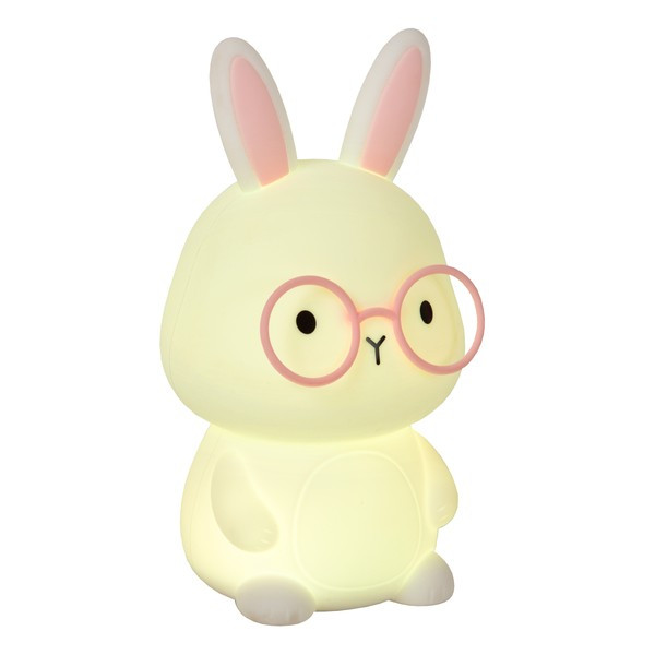 Lucide oplaadbare nachtlamp | Pincha rabbit | RGB + 2700K | Wit | 3-staps dimbaar | 0.5W LLU20328 - 3
