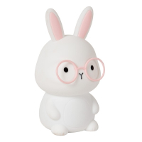 Lucide oplaadbare nachtlamp | Pincha rabbit | RGB + 2700K | Wit | 3-staps dimbaar | 0.5W LLU20328