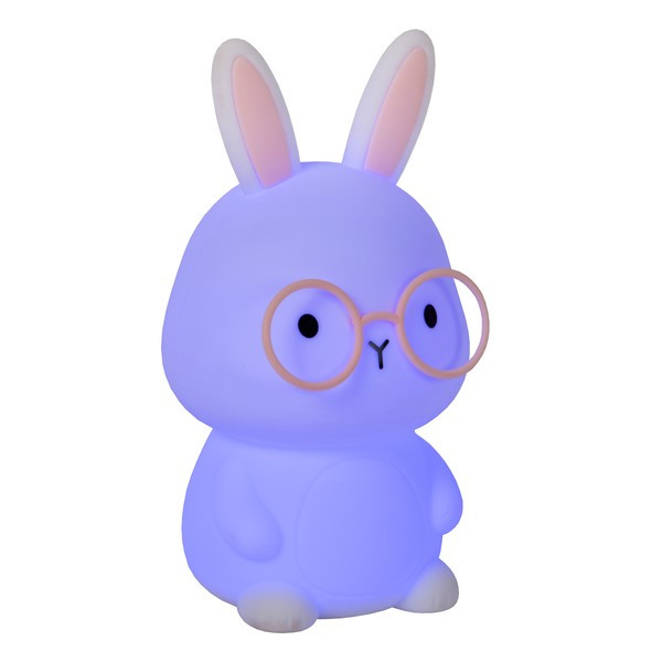 Lucide oplaadbare nachtlamp | Pincha rabbit | RGB + 2700K | Wit | 3-staps dimbaar | 0.5W LLU20328 - 5