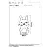 Lucide oplaadbare nachtlamp | Pincha rabbit | RGB + 2700K | Wit | 3-staps dimbaar | 0.5W LLU20328 - 8
