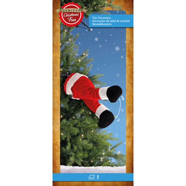 Lumineo Bewegende kerstman op batterijen | Geschikt voor in de Kerstboom | Lumineo  LLU00249 - 3