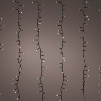 Cascadeverlichting cluster | 9 takken | Warm wit | Sparkle | 648 lampjes | Lumineo LLU00451