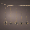 Cascadeverlichting compact | 5 takken | Warm wit & extra warm wit | Twinkelen | 480 lampjes | Lumineo LLU00458 - 1