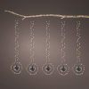 Cascadeverlichting compact | 5 takken | Warm wit & koud wit | Twinkelen | 480 lampjes | Lumineo LLU00457 - 1