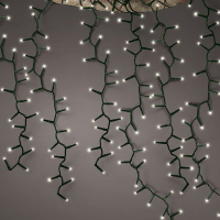 Lumineo Cascadeverlichting compact | 6 takken | Warm wit | Twinkelen | 192 lampjes | Lumineo  LLU00204