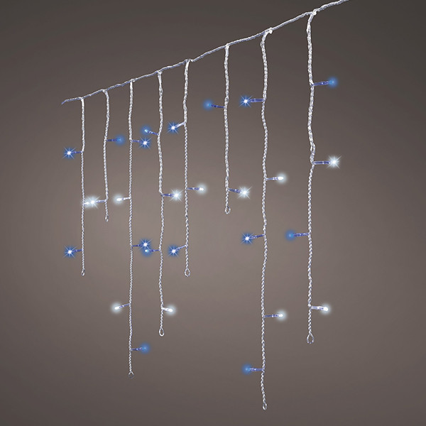 IJspegelverlichting 20  meter | Koud wit & blauw | Twinkle effect | 490 lampjes | Lumineo LLU00487 - 1