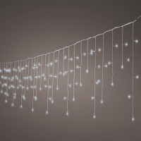 IJspegelverlichting 20 meter | Koud wit | Twinkle effect | 490 lampjes | Witte kabel | Lumineo LLU00493