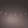 IJspegelverlichting 2,8 meter | Warm wit | Sneeuwval effect | 8 pegels | Transparant | Lumineo LLU00303 - 1