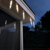IJspegelverlichting 2,8 meter | Warm wit | Sneeuwval effect | 8 pegels | Transparant | Lumineo LLU00303 - 2