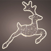 Kerstfiguur hert met verlichting | 62 x 58 cm | Warm wit | Twinkle effect | 602 lampjes | Lumineo LLU00467 - 1