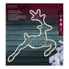 Kerstfiguur hert met verlichting | 62 x 58 cm | Warm wit | Twinkle effect | 602 lampjes | Lumineo LLU00467 - 2