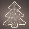 Kerstfiguur kerstboom met verlichting | 46 x 52 cm | Warm wit | Twinkle effect | 272 lampjes | Lumineo LLU00465 - 1