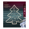 Kerstfiguur kerstboom met verlichting | 46 x 52 cm | Warm wit | Twinkle effect | 272 lampjes | Lumineo LLU00465 - 2