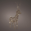 Kerstfiguur rendier met verlichting | 60 x 104 cm | Warm wit |  72 lampjes | Lumineo LLU00461 - 1