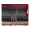 Kerstfiguur rendier met verlichting | 60 x 104 cm | Warm wit |  72 lampjes | Lumineo LLU00461 - 3