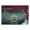Kerstfiguur uil met verlichting | 54 x 39 cm | Twinkle effect | 340 lampjes | Lumineo LLU00447 - 2