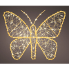 Kerstfiguur vlinder met verlichting | 58 x 43 cm | Twinkle effect | 240 lampjes | Lumineo LLU00472 - 1