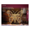 Kerstfiguur vlinder met verlichting | 58 x 43 cm | Twinkle effect | 240 lampjes | Lumineo LLU00472 - 2