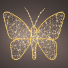 Kerstfiguur vlinder met verlichting | 58 x 43 cm | Twinkle effect | 436 lampjes | Lumineo LLU00455 - 1