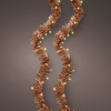 Kerstguirlande met verlichting op batterij | 8.9 meter | 180 lampjes | Soft Gold | Kerstrood, goud | Lumineo LLU00486 - 1