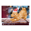 Kersthond met kerstmuts | 20 cm | Koud wit | 30 lampjes | Lumineo LLU00300 - 2