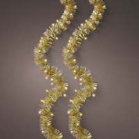 Kerstslinger met verlichting op batterij | 3 meter | 60 lampjes | Soft Gold | Goud | Lumineo LLU00476
