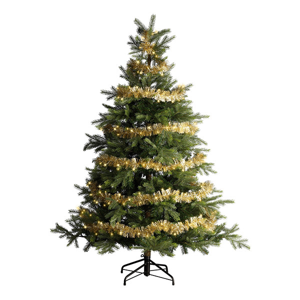 Kerstslinger met verlichting op batterij | 3 meter | 60 lampjes | Soft Gold | Goud | Lumineo LLU00476 - 2