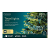 Kerstslinger met verlichting op batterij | 8.9 meter | 180 lampjes | Soft Gold | Emerald Groen | Lumineo LLU00482 - 2