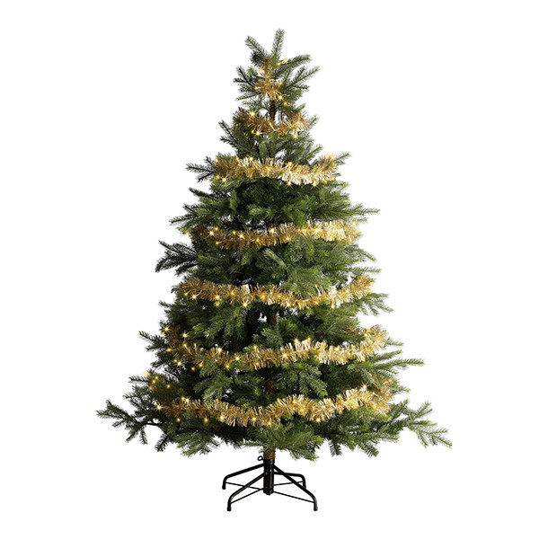 Kerstslinger met verlichting op batterij | 8.9 meter | 180 lampjes | Soft Gold | Goud | Lumineo LLU00481 - 2