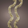 Kerstslinger met verlichting op batterij | 8.9 meter | 180 lampjes | Soft Gold | Zilver, goud | Lumineo LLU00483 - 1