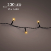 Kerstverlichting 15 meter | Duracharge oplaadbaar | Extra warm wit | 200 lampjes | Lumineo LLU00444 - 1