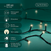 Kerstverlichting 7.4 meter | Duracharge oplaadbaar | Warm wit | 100 lampjes | Lumineo LLU00441 - 2