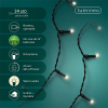Kerstverlichting op batterijen 1.75 meter | Warm wit met Twinkle effect | 24 lampjes met timer | Lumineo LLU00506 - 2