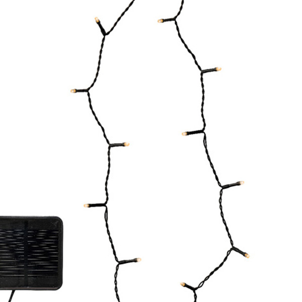 Lumineo Kerstverlichting op zonne-energie | 9 meter | Warm wit | 120 lampjes | Lumineo  LLU00211 - 2