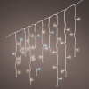 Koppelbare ijspegelverlichting 4.8 meter | Warm wit & extra warm wit | Flash effect | 180 lampjes | Witte kabel | Lumineo LLU00497 - 1