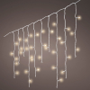 Koppelbare ijspegelverlichting 4.8 meter | Warm wit | Flash effect | 180 lampjes | Witte kabel | Lumineo LLU00495 - 1
