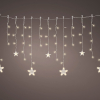 Lichtgordijn 120 x 75 cm | Warm wit | Twinkle effect | 76 lampjes | Lumineo LLU00468 - 1