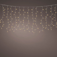 Lichtgordijn koppelbaar 200 x 100 cm | Soft gold | Flash effect | 160 lampjes LLU00473