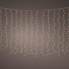 Lichtgordijn koppelbaar 200 x 200 cm | Soft gold | Flash effect | 320 lampjes LLU00474 - 1